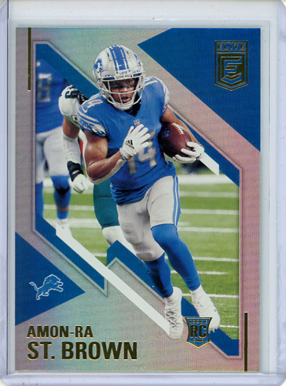 Amon-Ra St. Brown 2021 Chronicles, Donruss Elite #197 (CQ)