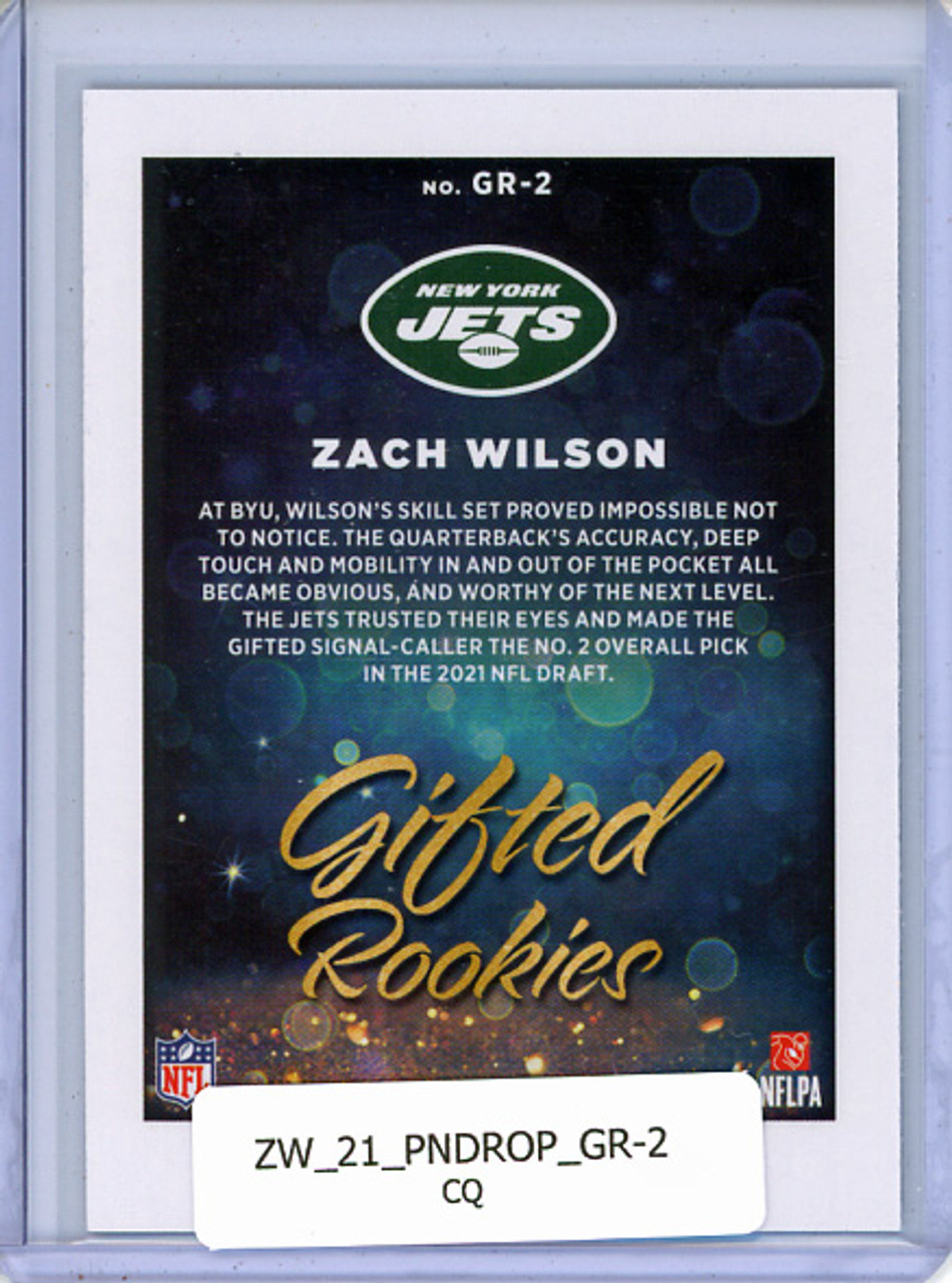 Zach Wilson 2021 Donruss Optic, Gifted Rookies #GR-2 (CQ)