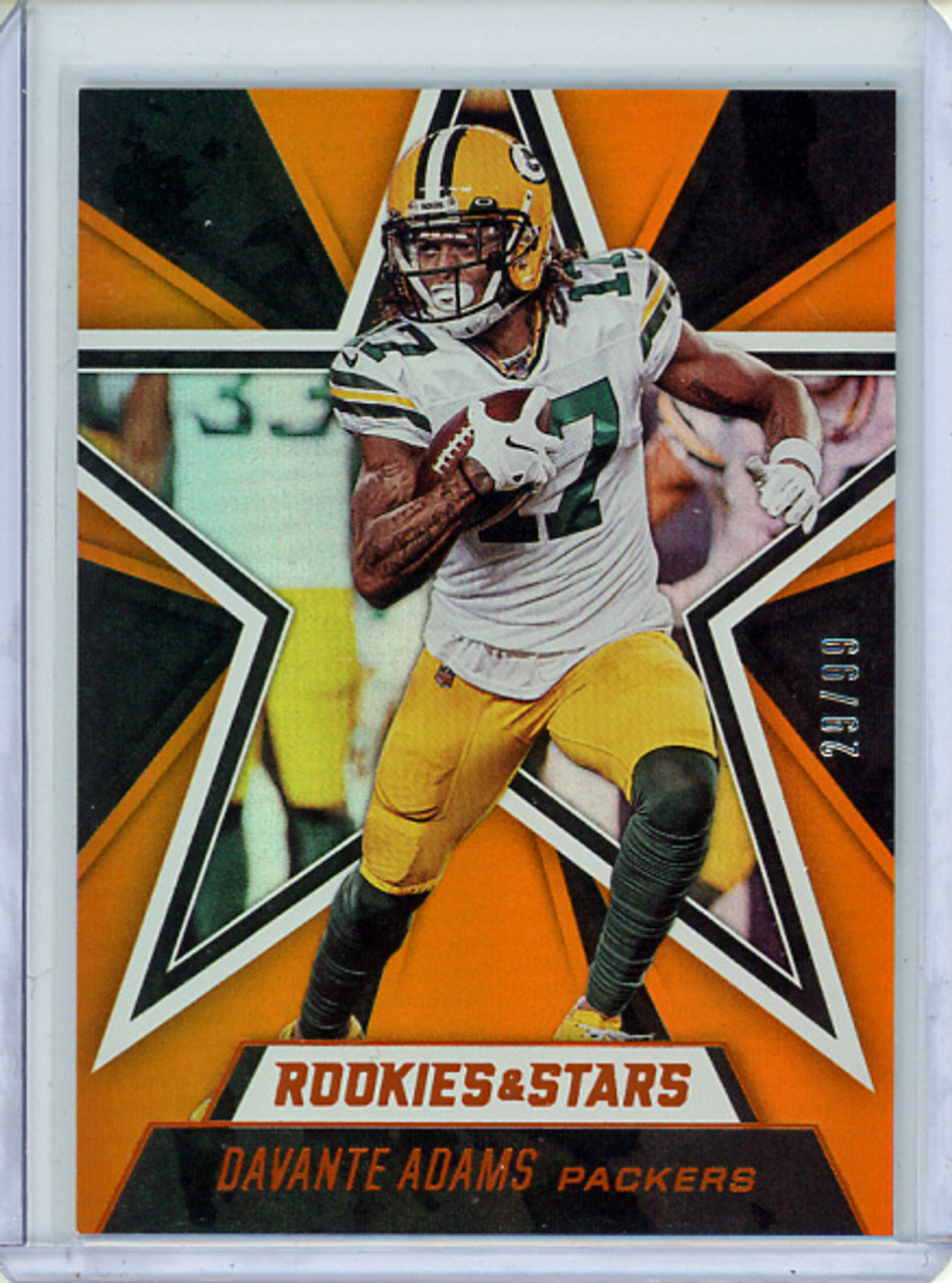 Davante Adams 2020 Rookies & Stars #66 Orange (#29/99) (CQ)