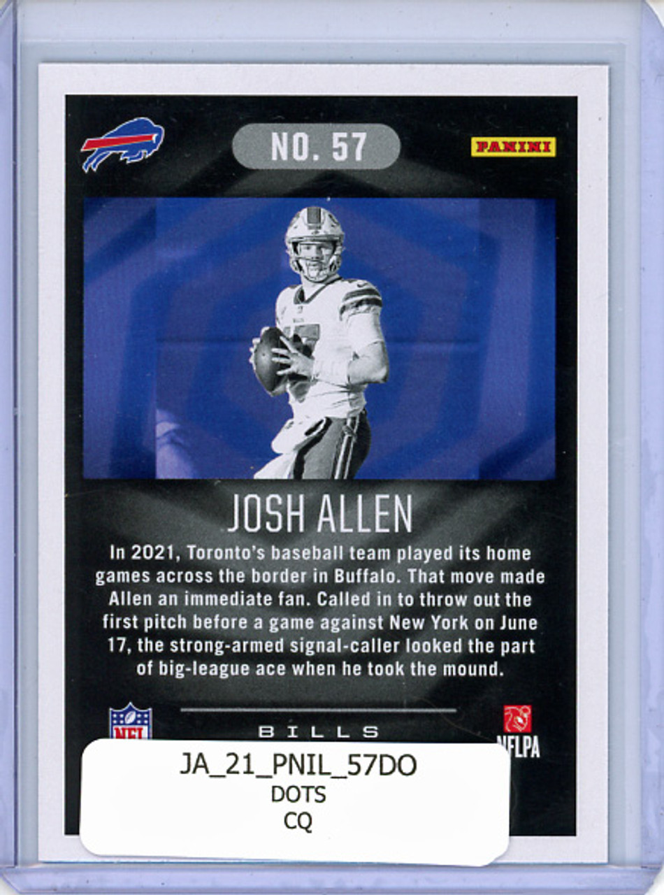 Josh Allen 2021 Illusions #57 Dots (CQ)