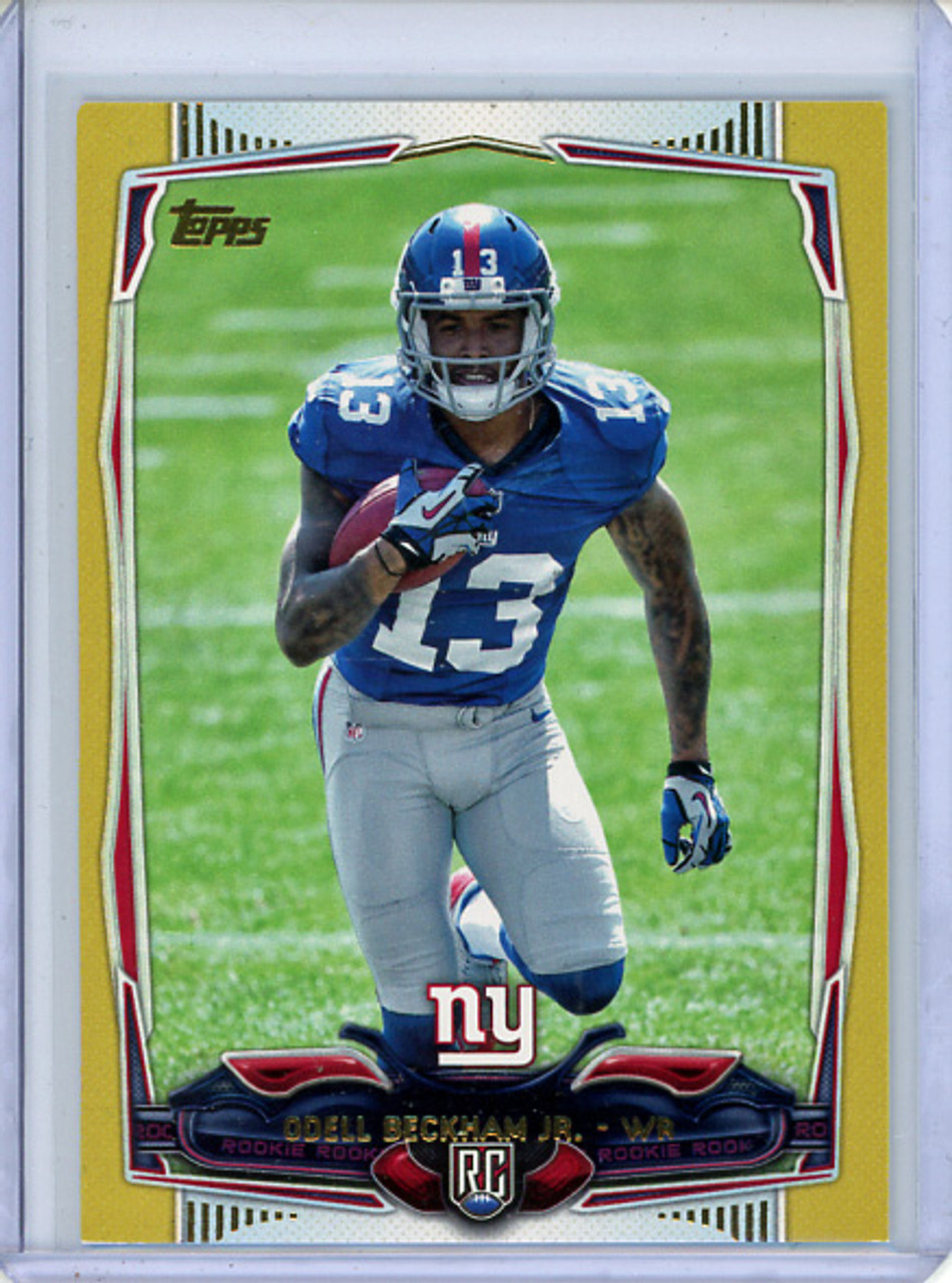 Odell Beckham Jr. 2014 Topps #355 Gold (#0113/2014) (CQ)