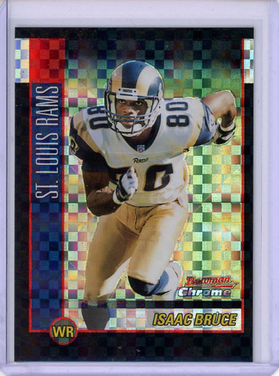 Isaac Bruce 2002 Bowman Chrome #5 X-Fractors (#221/250) (CQ)