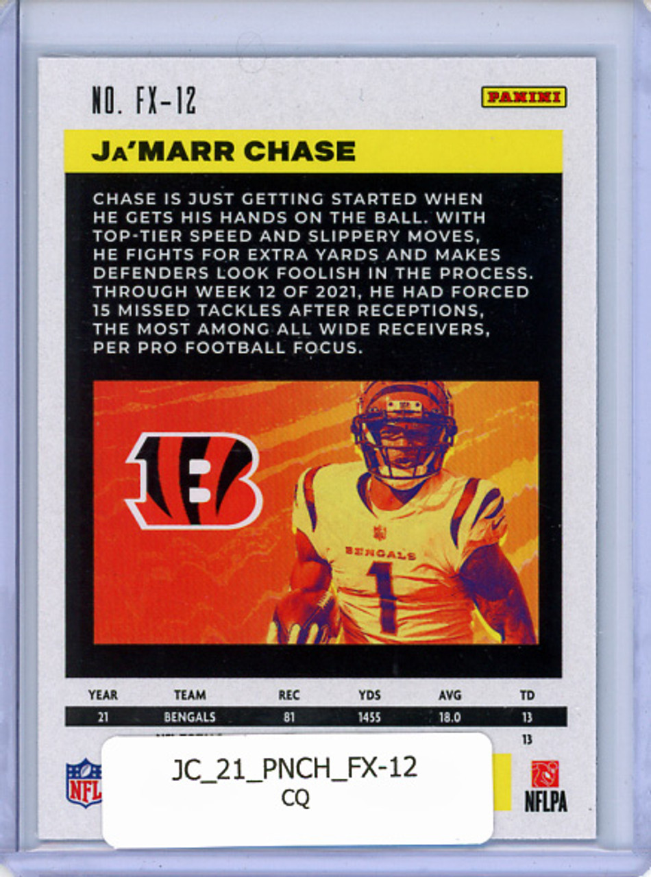 Ja'Marr Chase 2021 Chronicles, Flux #FX-12 (CQ)