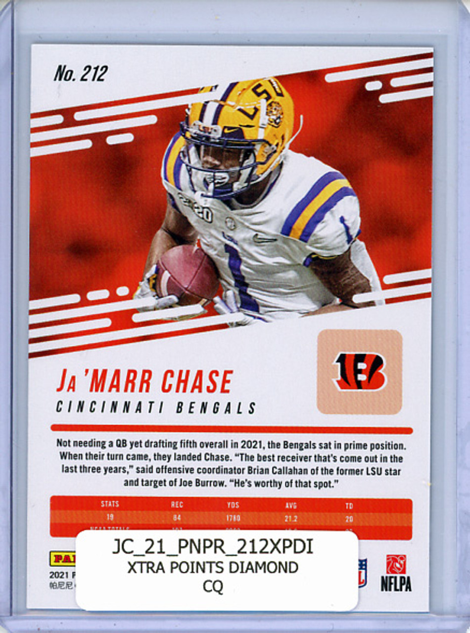 Ja'Marr Chase 2021 Prestige #212 Xtra Points Diamond (CQ)