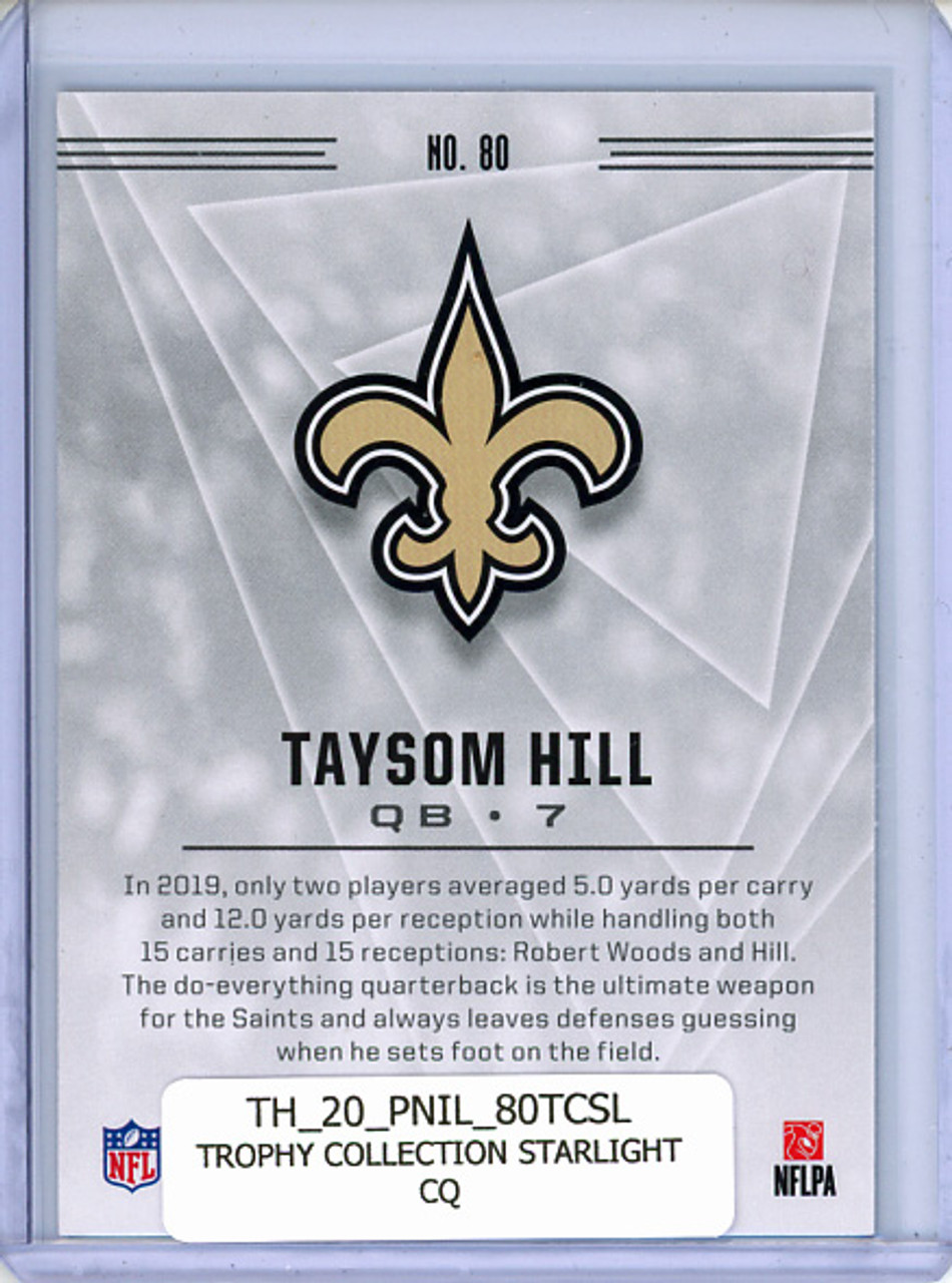 Taysom Hill 2020 Illusions #80 Trophy Collection Starlight (CQ)