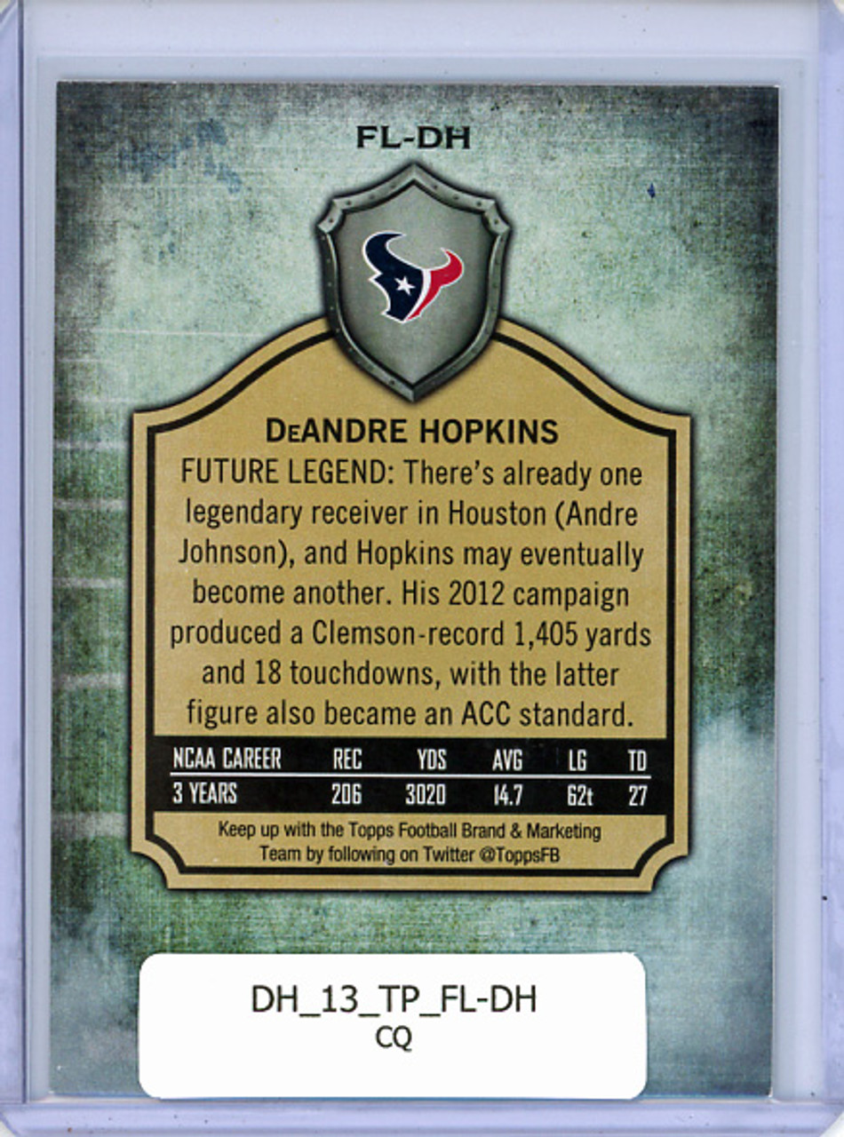 DeAndre Hopkins 2013 Topps, Future Legends #FL-DH (CQ)
