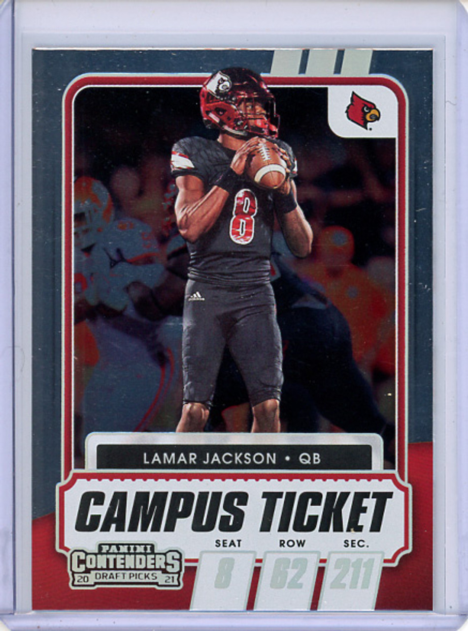 Lamar Jackson 2021 Contenders Draft Picks #22 Campus Ticket (CQ)