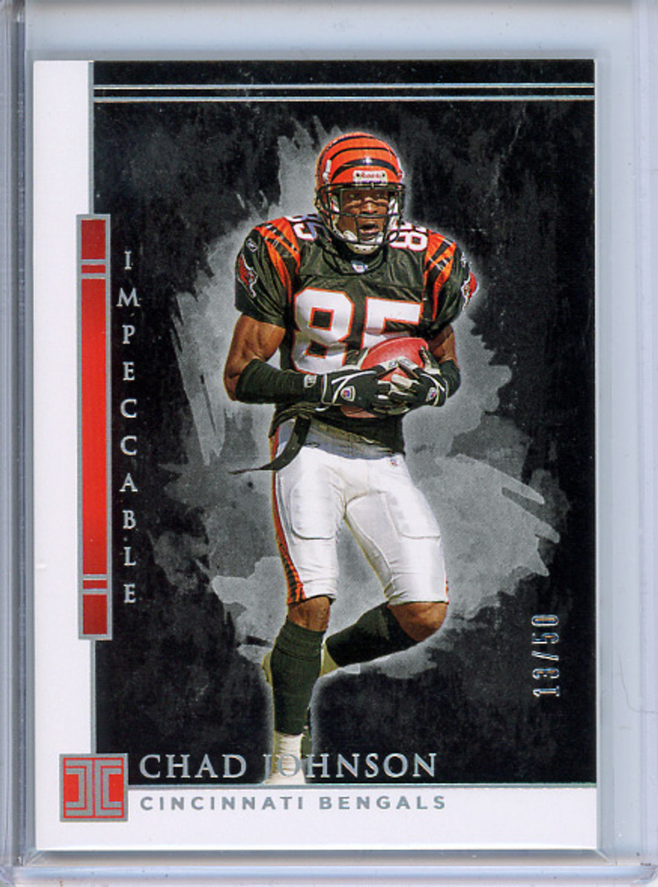 Chad Johnson 2020 Impeccable #22 Silver (#13/50) (CQ)