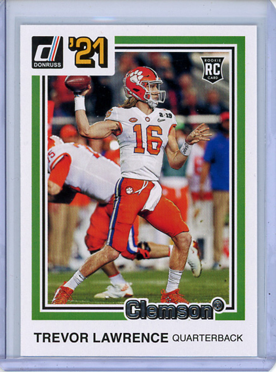 Trevor Lawrence 2021 Chronicles Draft Picks, Donruss #32 (CQ)