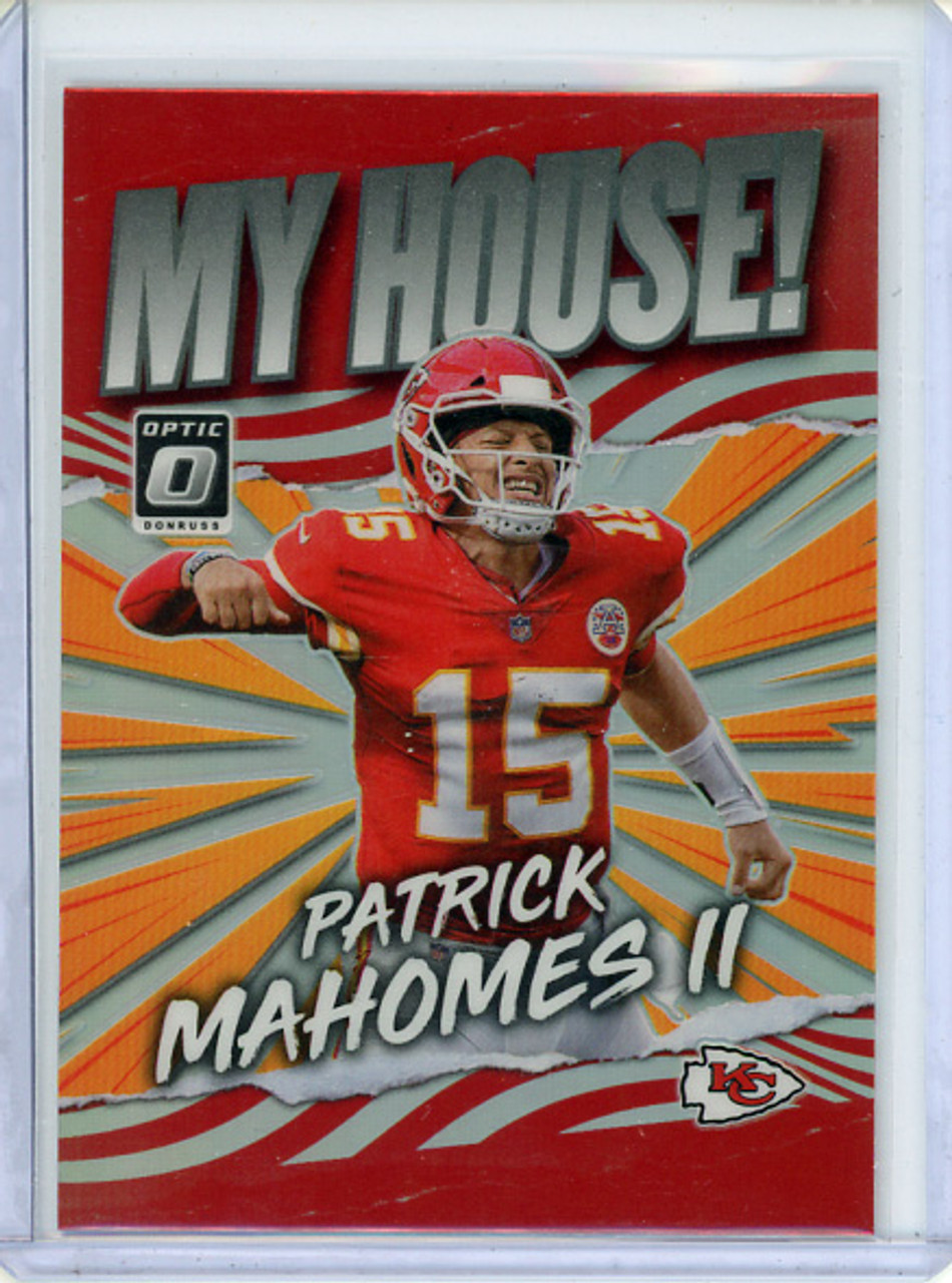 Patrick Mahomes II 2021 Donruss Optic, My House #MH-12 (CQ)