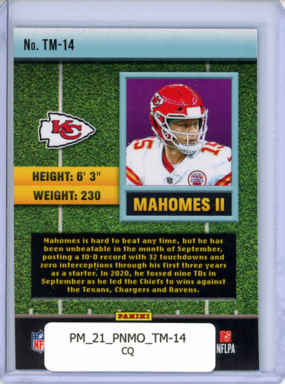 Patrick Mahomes II 2021 Mosaic, Touchdown Masters #TM-14 (CQ)