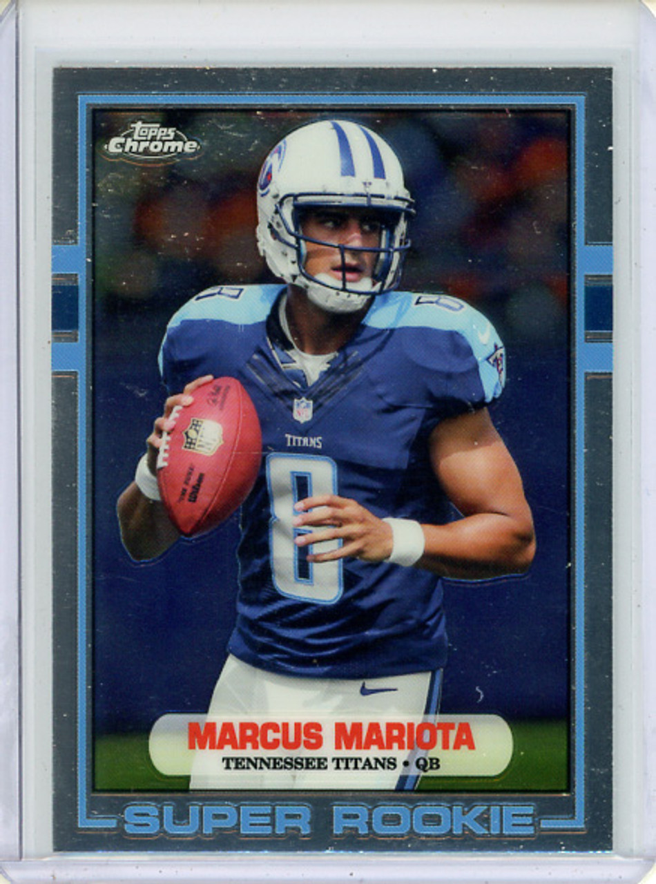 Marcus Mariota 2015 Topps Chrome, 1989 #89-MM (CQ)