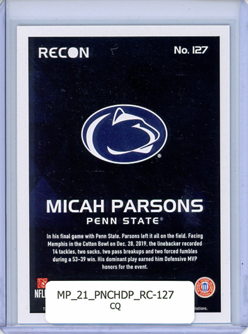 Micah Parsons 2021 Chronicles Draft Picks, Recon #127 (CQ)