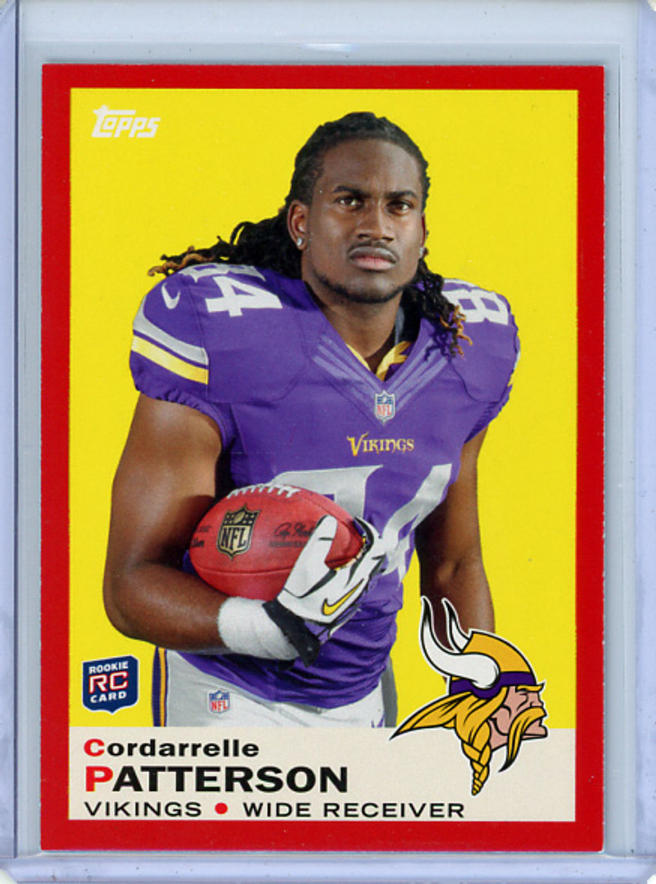 Cordarrelle Patterson 2013 Topps, 1969 #10 Red Target (CQ)