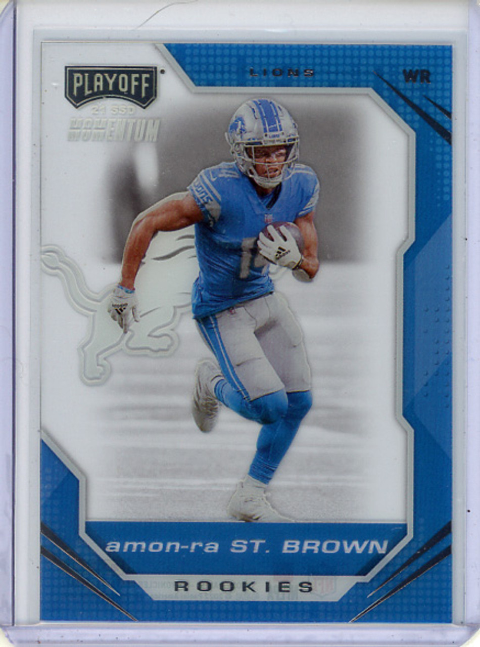 Amon-Ra St. Brown 2021 Chronicles, Playoff Momentum Rookies #PMR-28 (CQ)