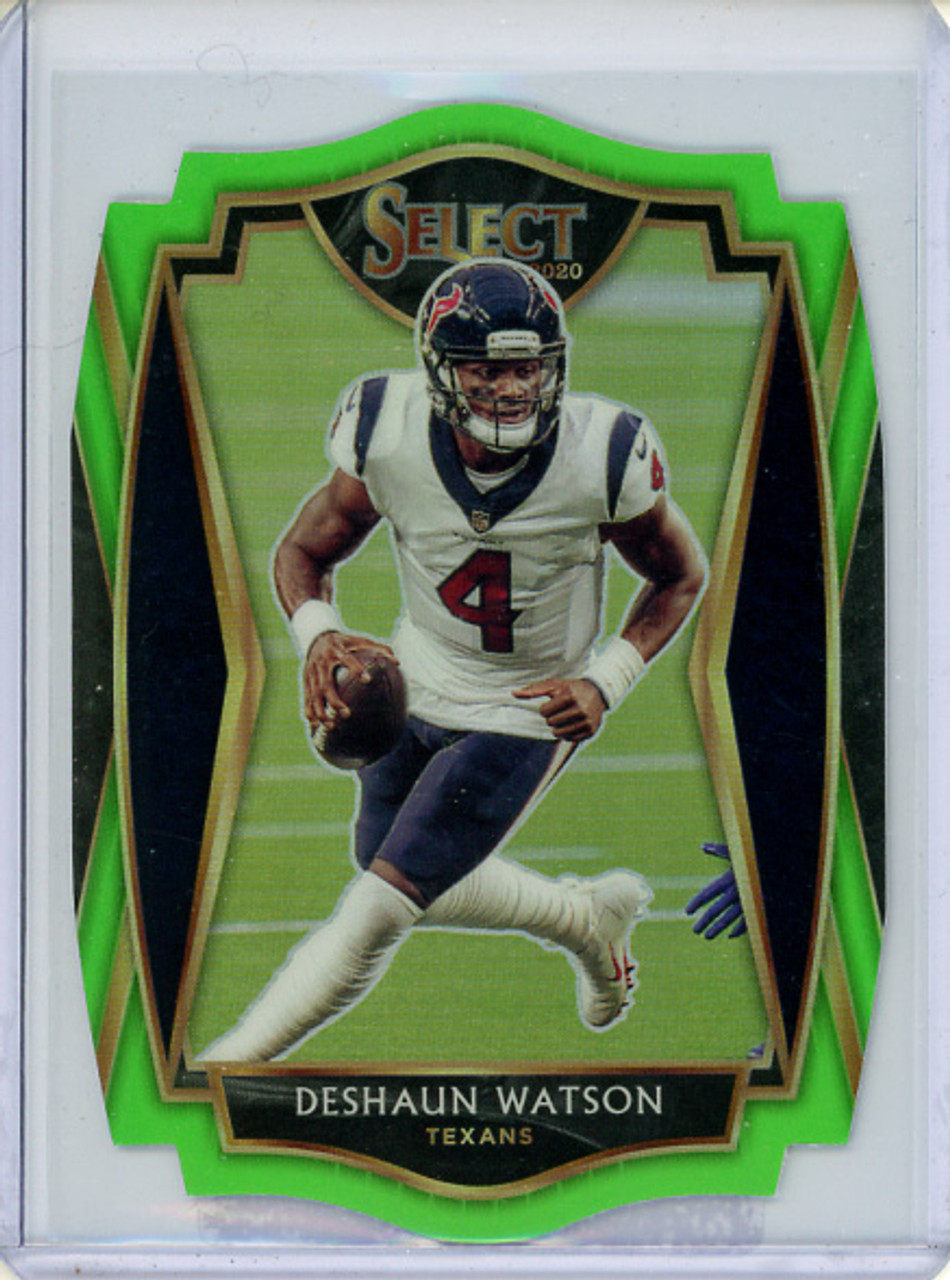 Deshaun Watson 2020 Select #127 Premier Level Neon Green Die Cut (CQ)