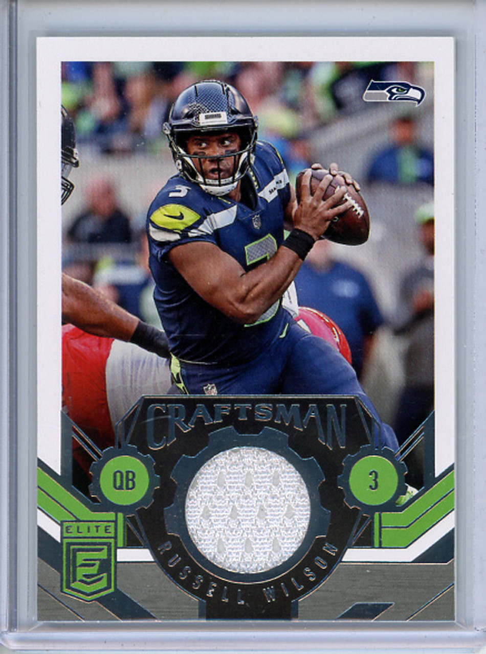 Russell Wilson 2018 Donruss Elite, Craftsman Jerseys #CJ-17 (1) (CQ)