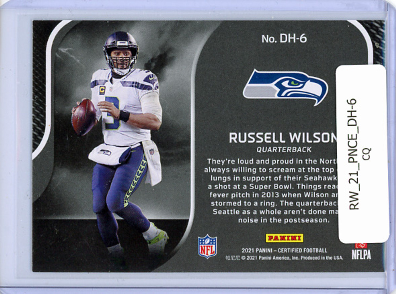 Russell Wilson 2021 Certified, Dark Horses #DH-6 (CQ)