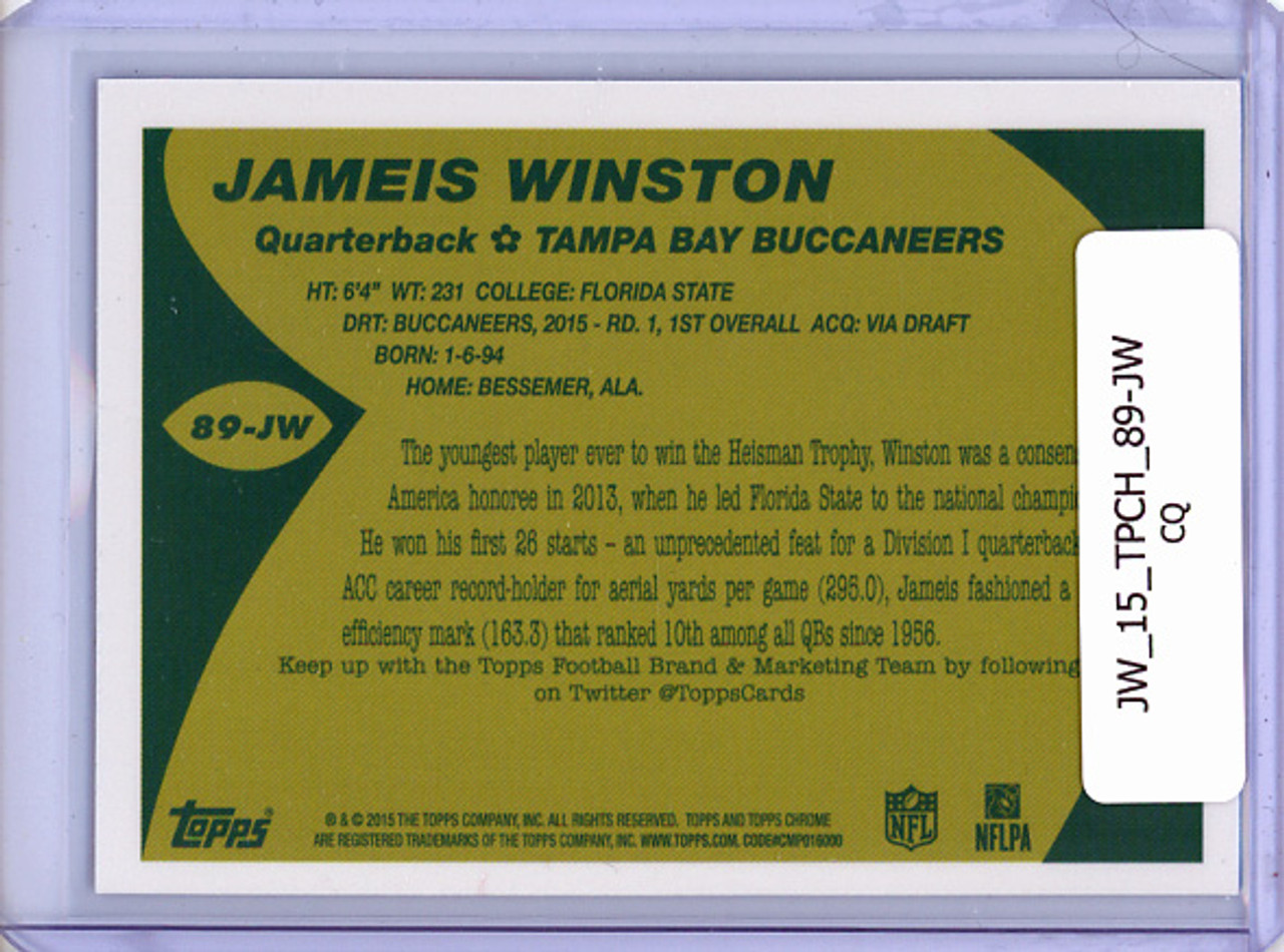Jameis Winston 2015 Topps Chrome, 1989 #89-JW (CQ)