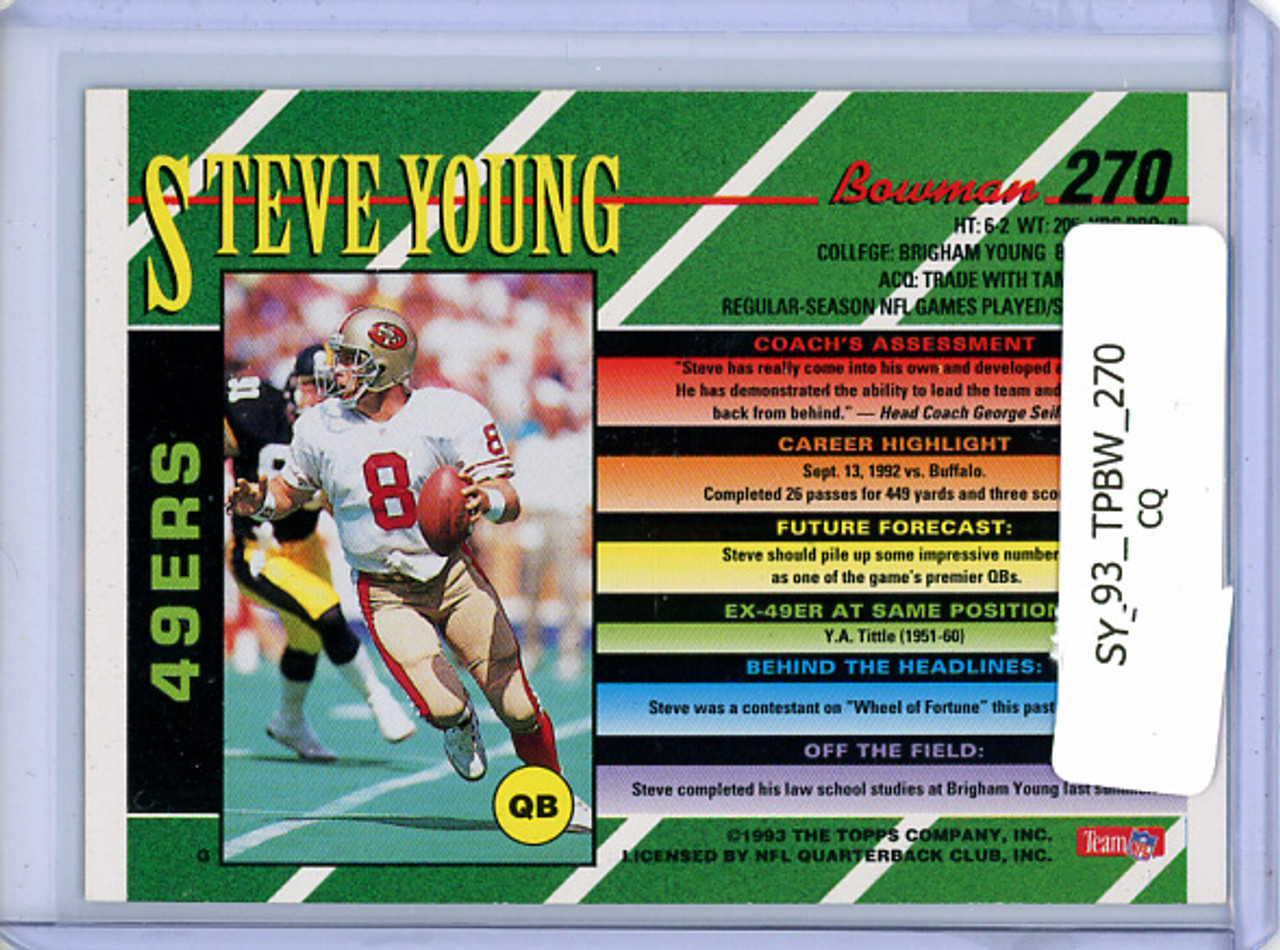 Steve Young 1993 Bowman #270 (CQ)