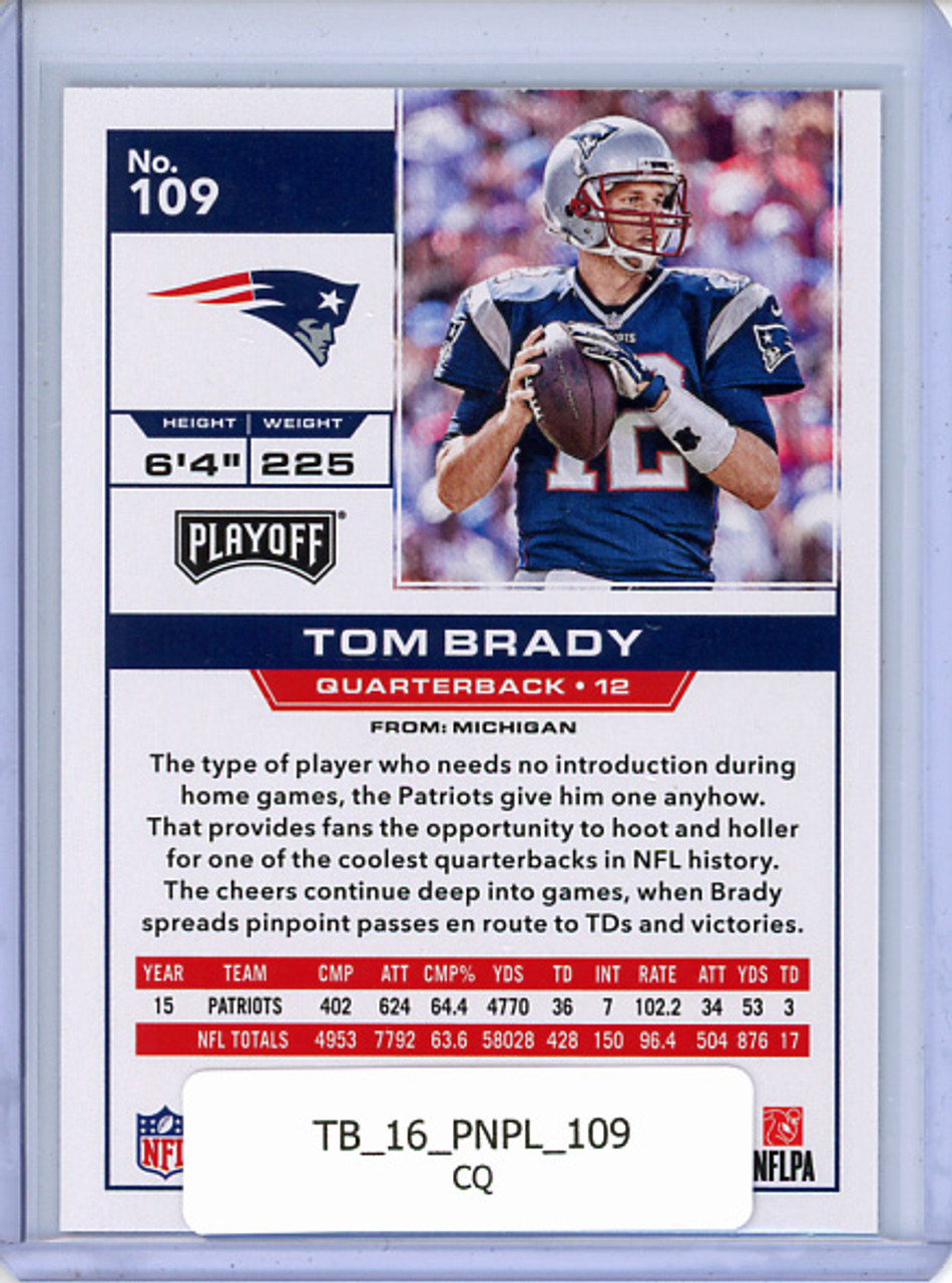 Tom Brady 2016 Playoff #109 (CQ)
