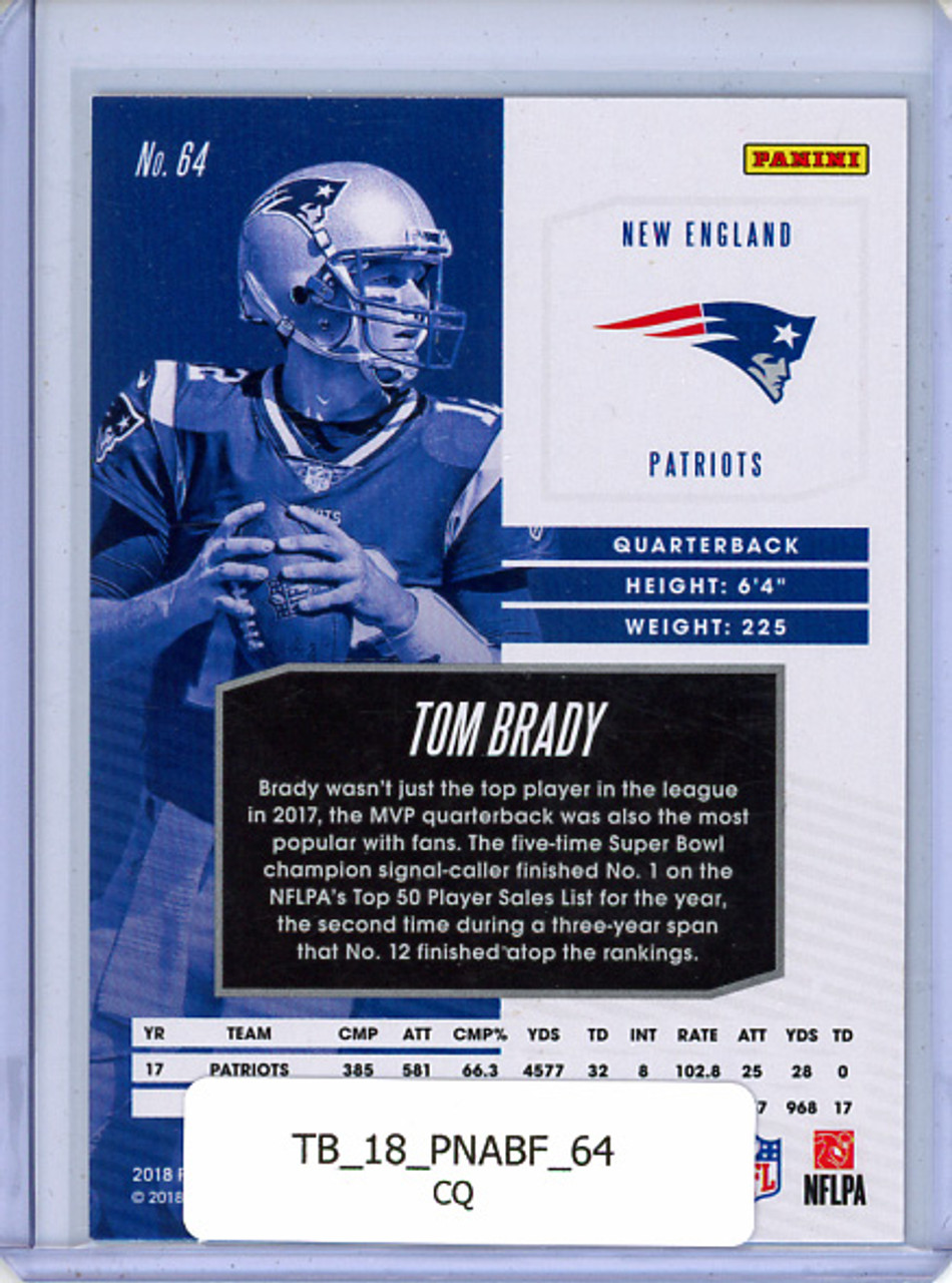Tom Brady 2018 Absolute #64 (CQ)