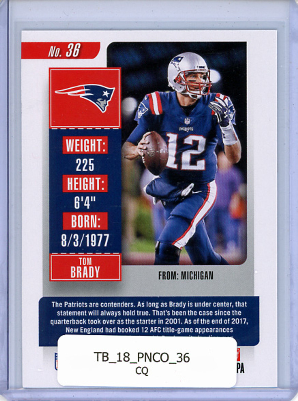 Tom Brady 2018 Contenders #36 (CQ)