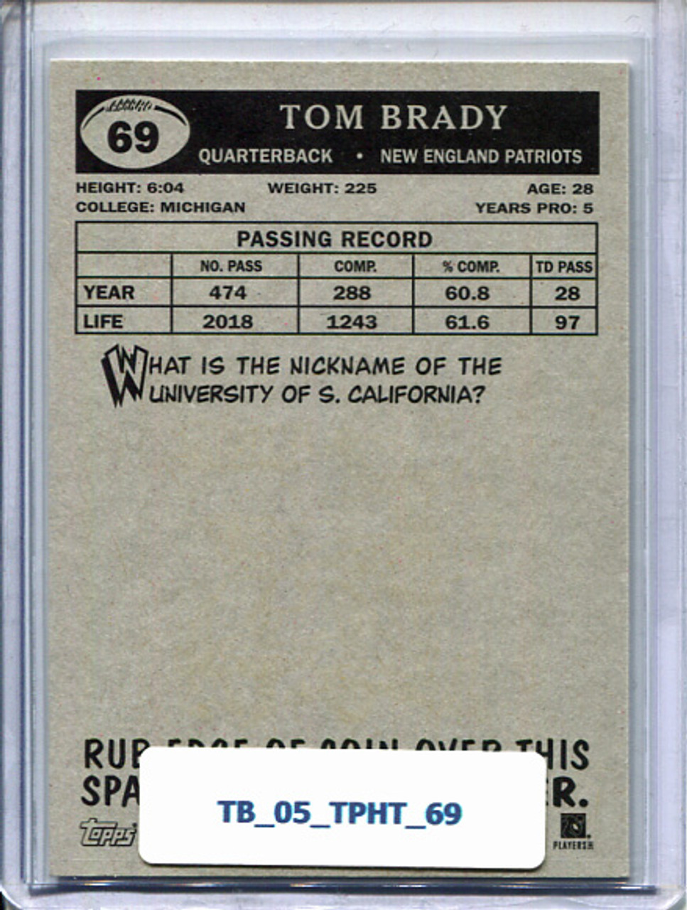 Tom Brady 2005 Heritage #69