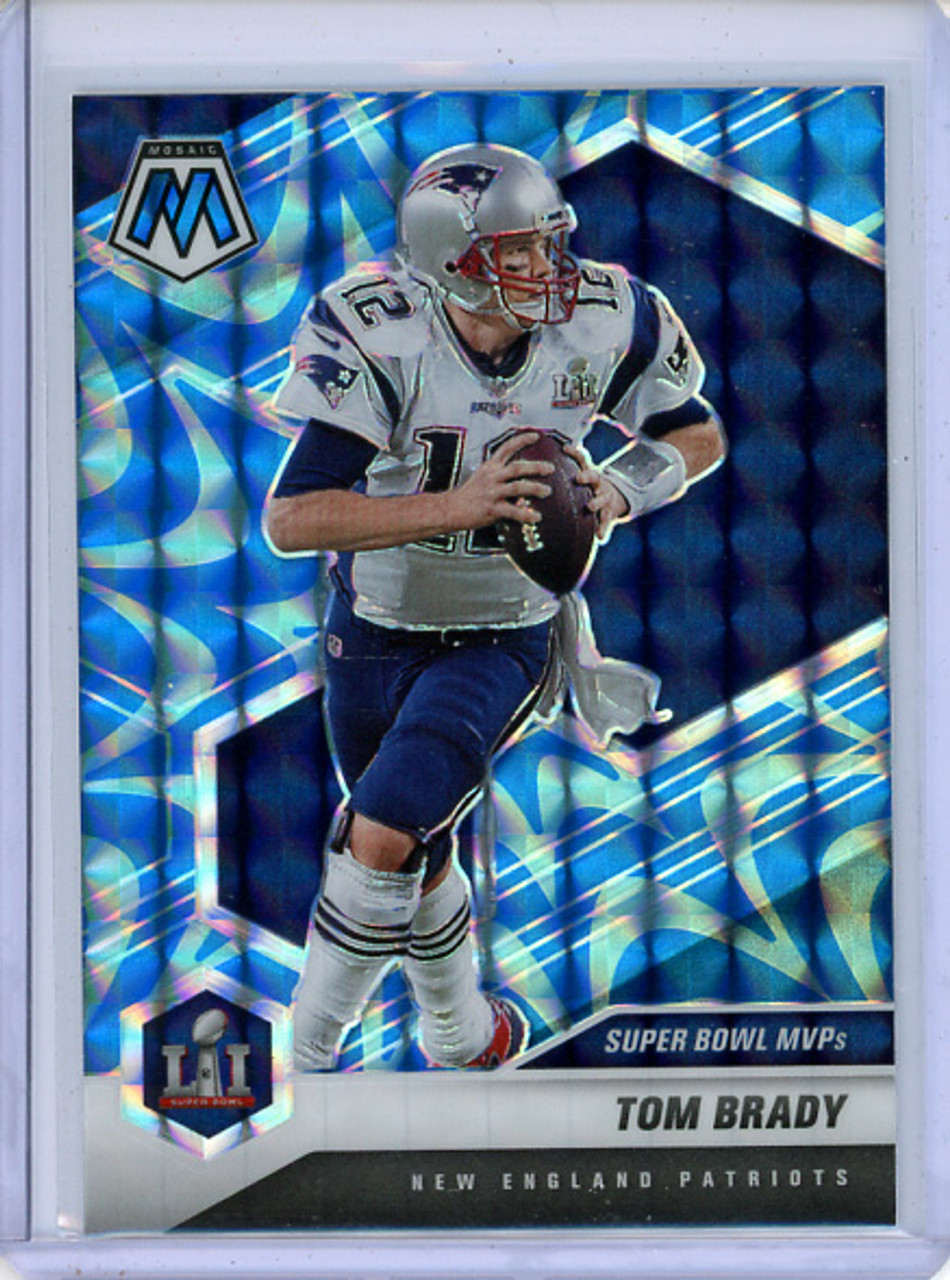 Tom Brady 2021 Mosaic #284 Super Bowl MVPs Blue Reactive (1) (CQ)