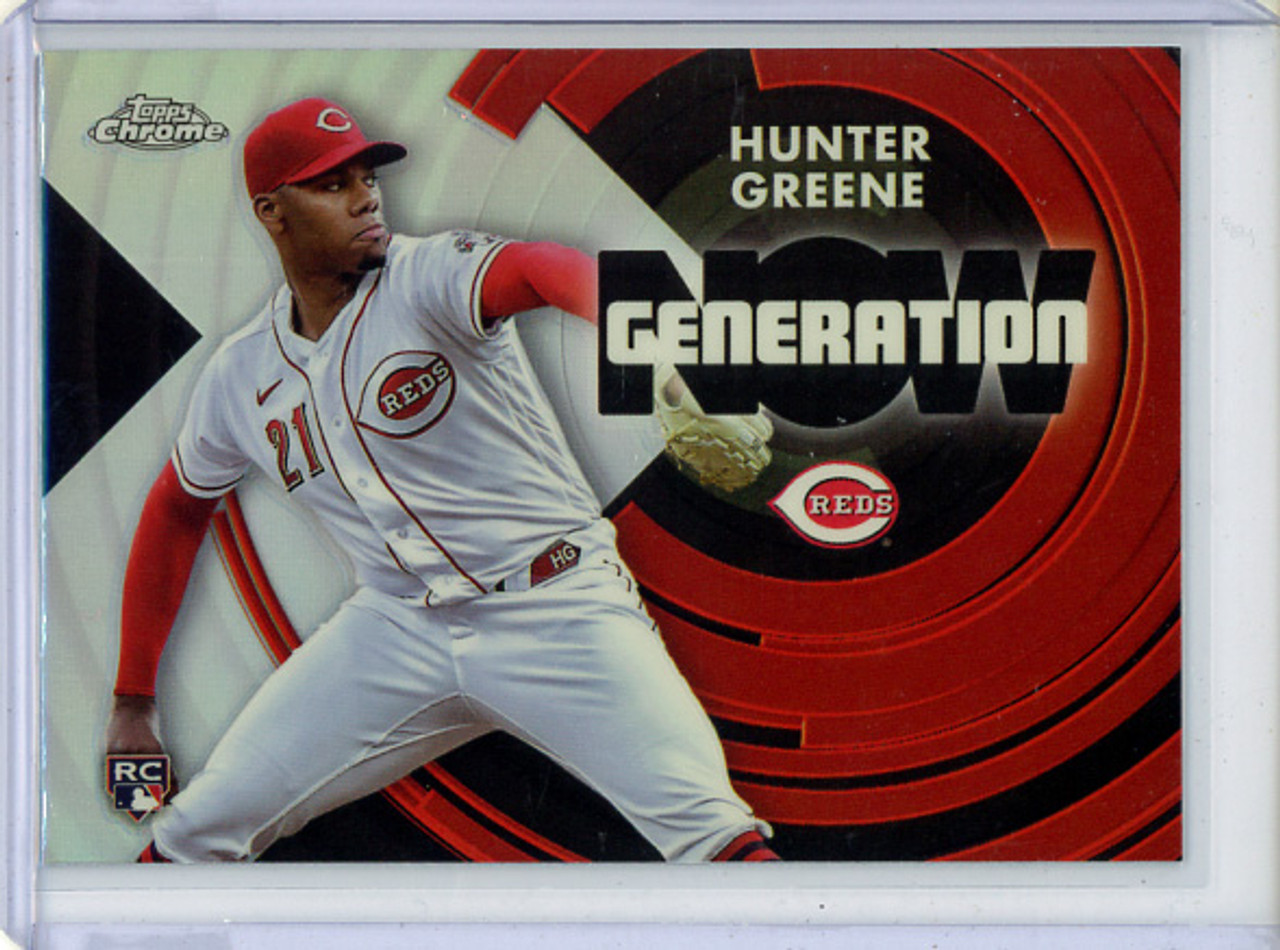 Hunter Greene 2022 Topps Chrome Update, Generation Now #GNC-21 (CQ)