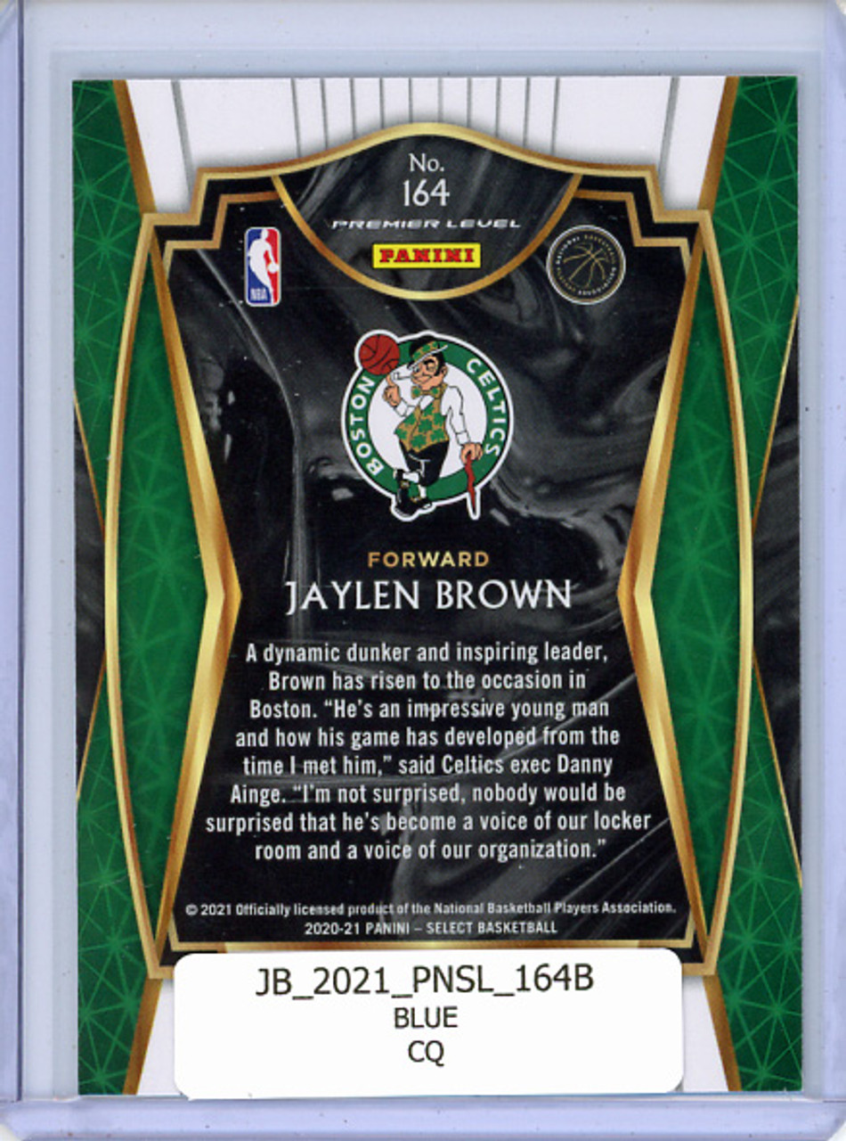 Jaylen Brown 2020-21 Select #164 Premier Level Blue (CQ)