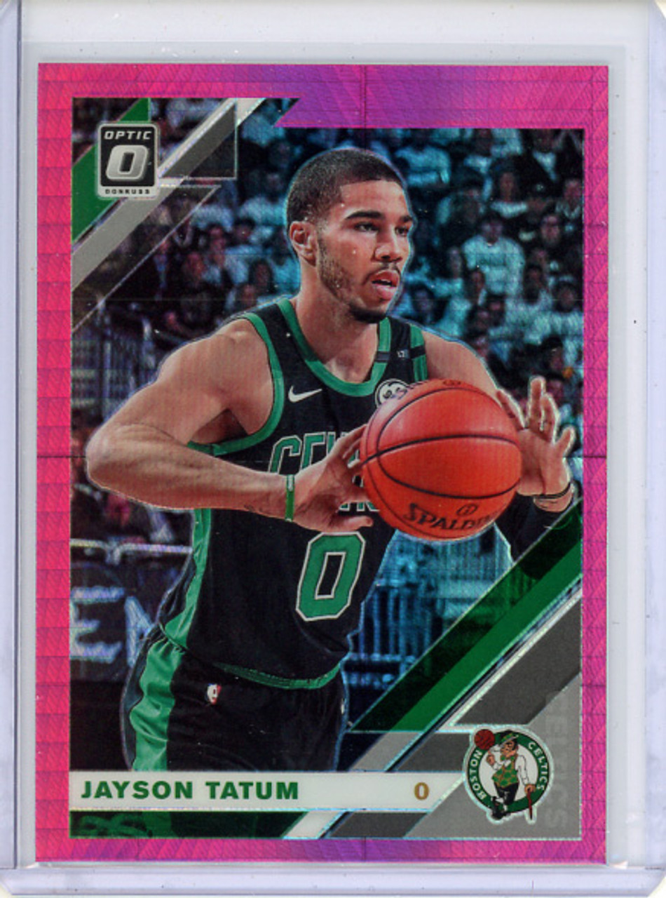 Jayson Tatum 2019-20 Donruss Optic #82 Hyper Pink (CQ)