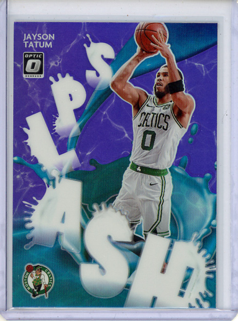 Jayson Tatum 2020-21 Donruss Optic, Splash #14 Purple (CQ)