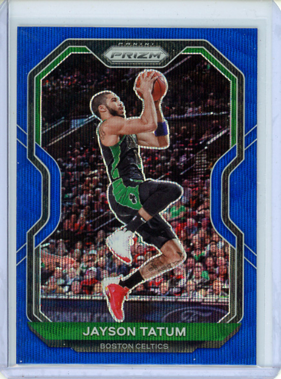 Jayson Tatum 2020-21 Prizm #119 Blue Wave (CQ)