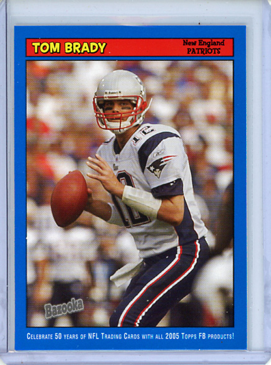 Tom Brady 2005 Bazooka #12 Blue (CQ)