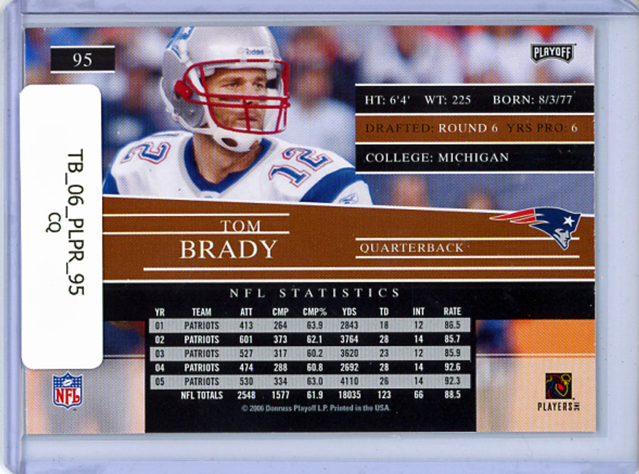 Tom Brady 2006 Playoff Prestige #95 (CQ)