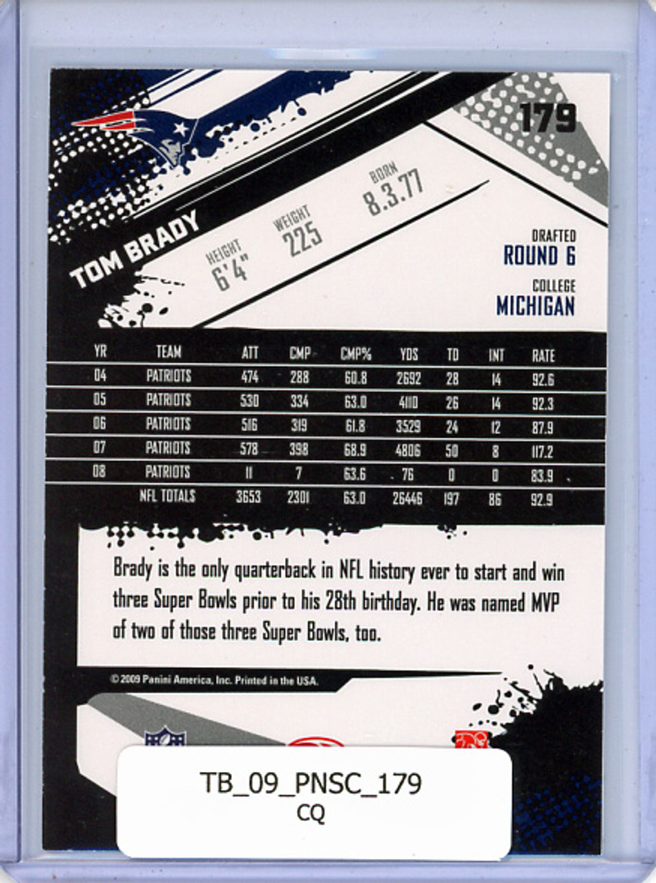 Tom Brady 2009 Score #179 (CQ)