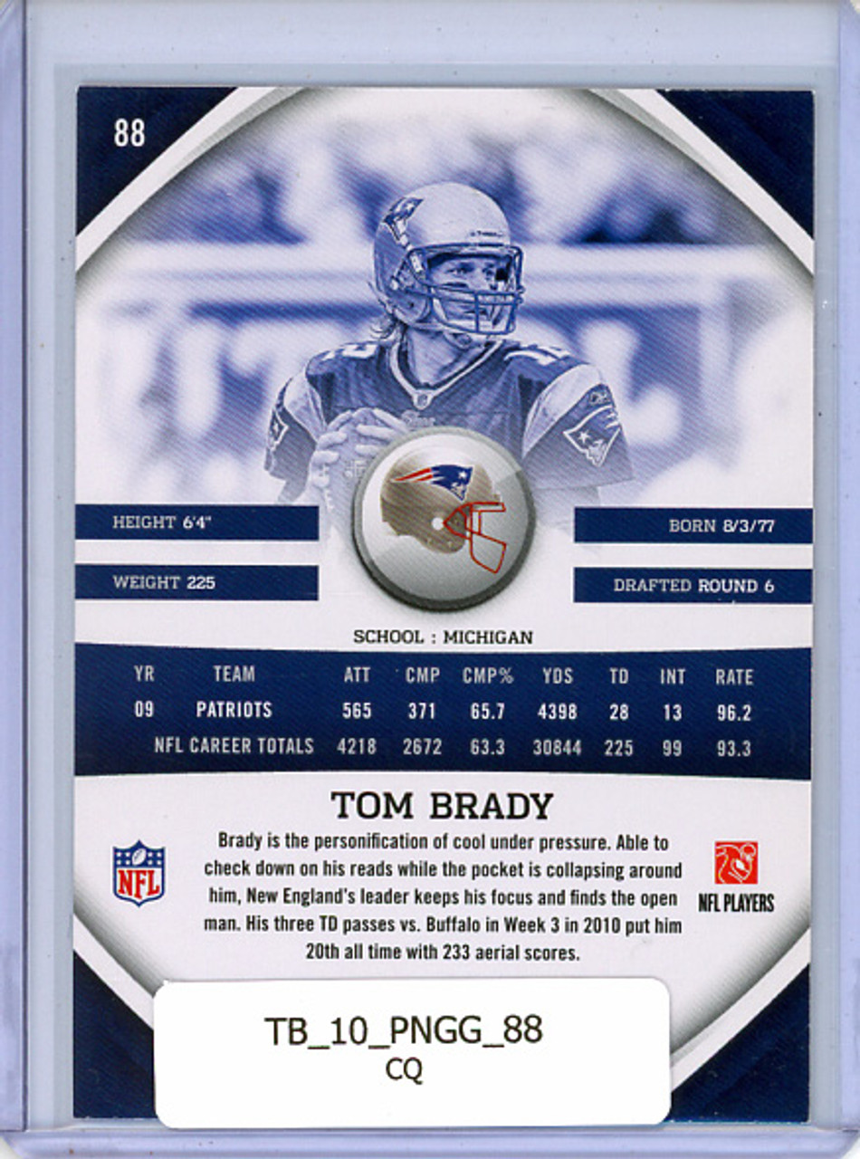 Tom Brady 2010 Gridiron Gear #88 (CQ)