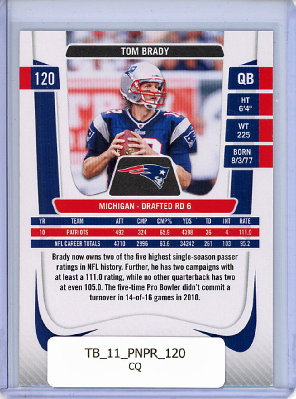 Tom Brady 2011 Prestige #120 (CQ)