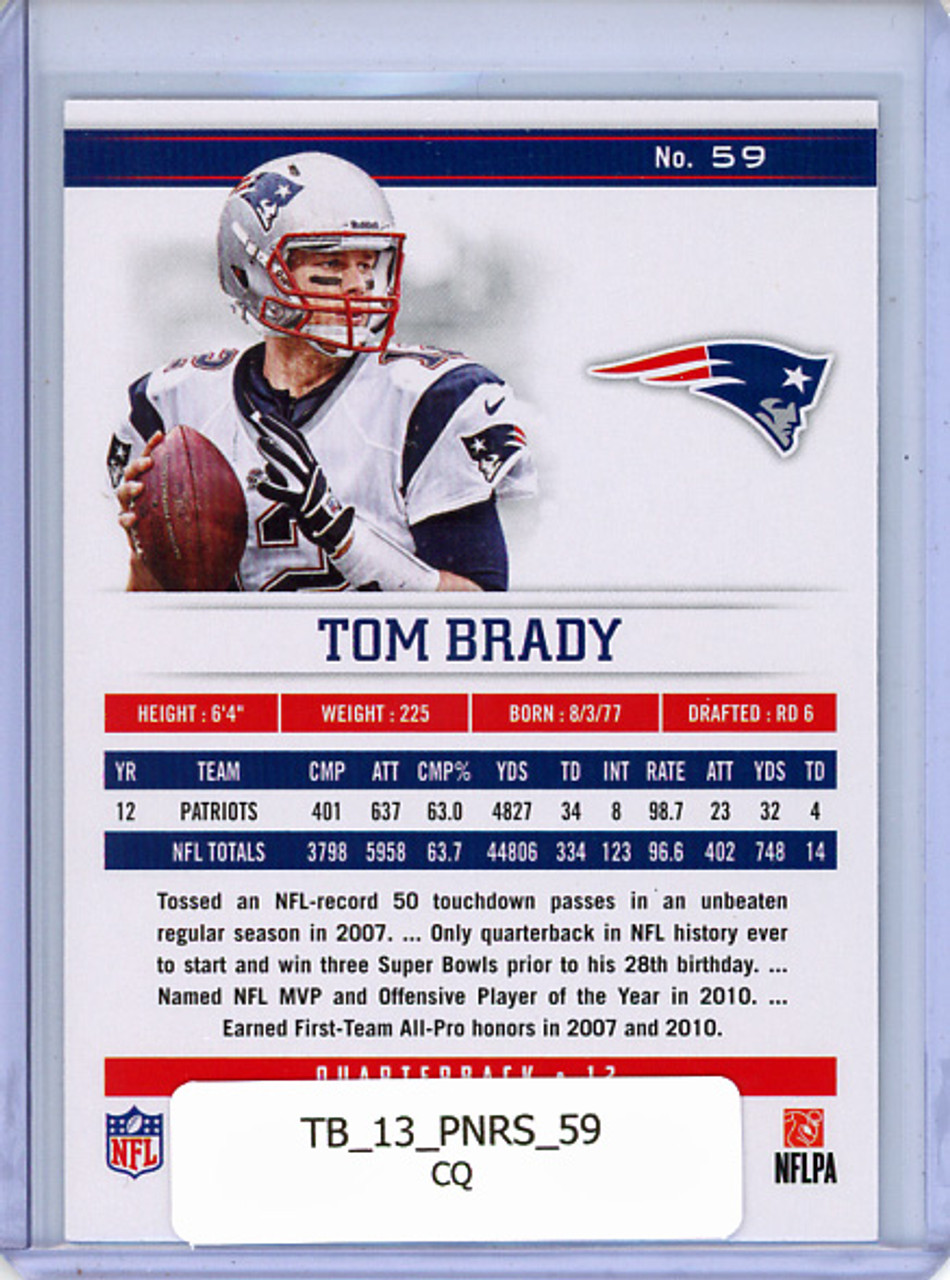 Tom Brady 2013 Rookies & Stars #59 (CQ)
