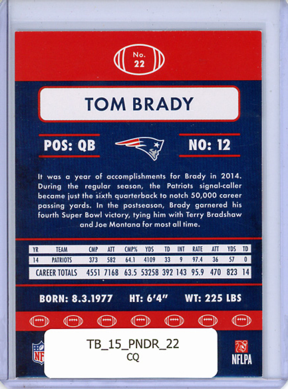 Tom Brady 2015 Donruss #22 (CQ)