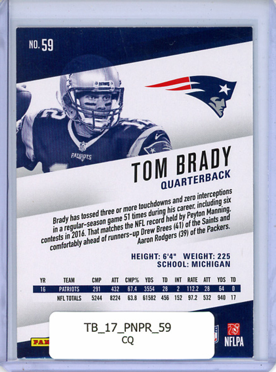 Tom Brady 2017 Prestige #59 (CQ)