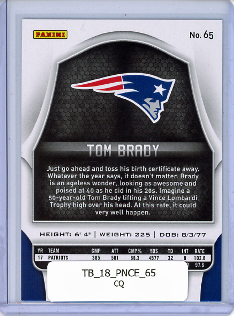 Tom Brady 2018 Certified #65 (CQ)