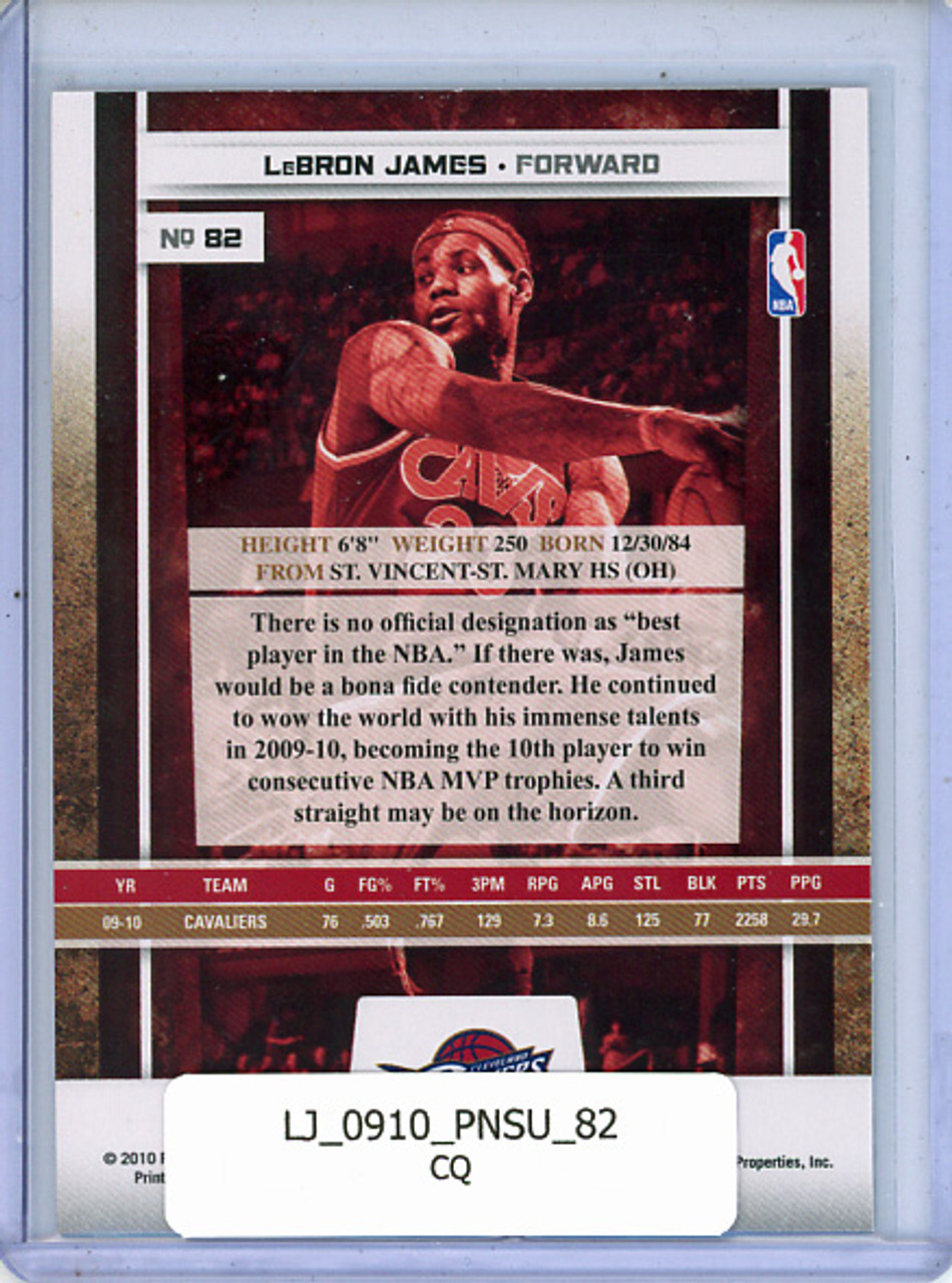 LeBron James 2009-10 Panini Season Update #82 (CQ)