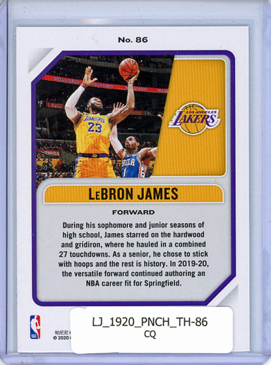 LeBron James 2019-20 Chronicles, Threads #86 (CQ)