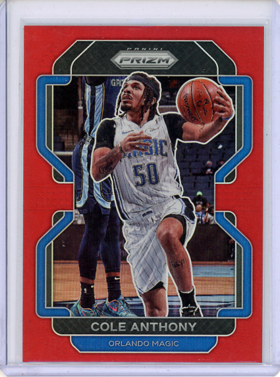 Cole Anthony 2021-22 Prizm #121 Red (#228/299) (CQ)