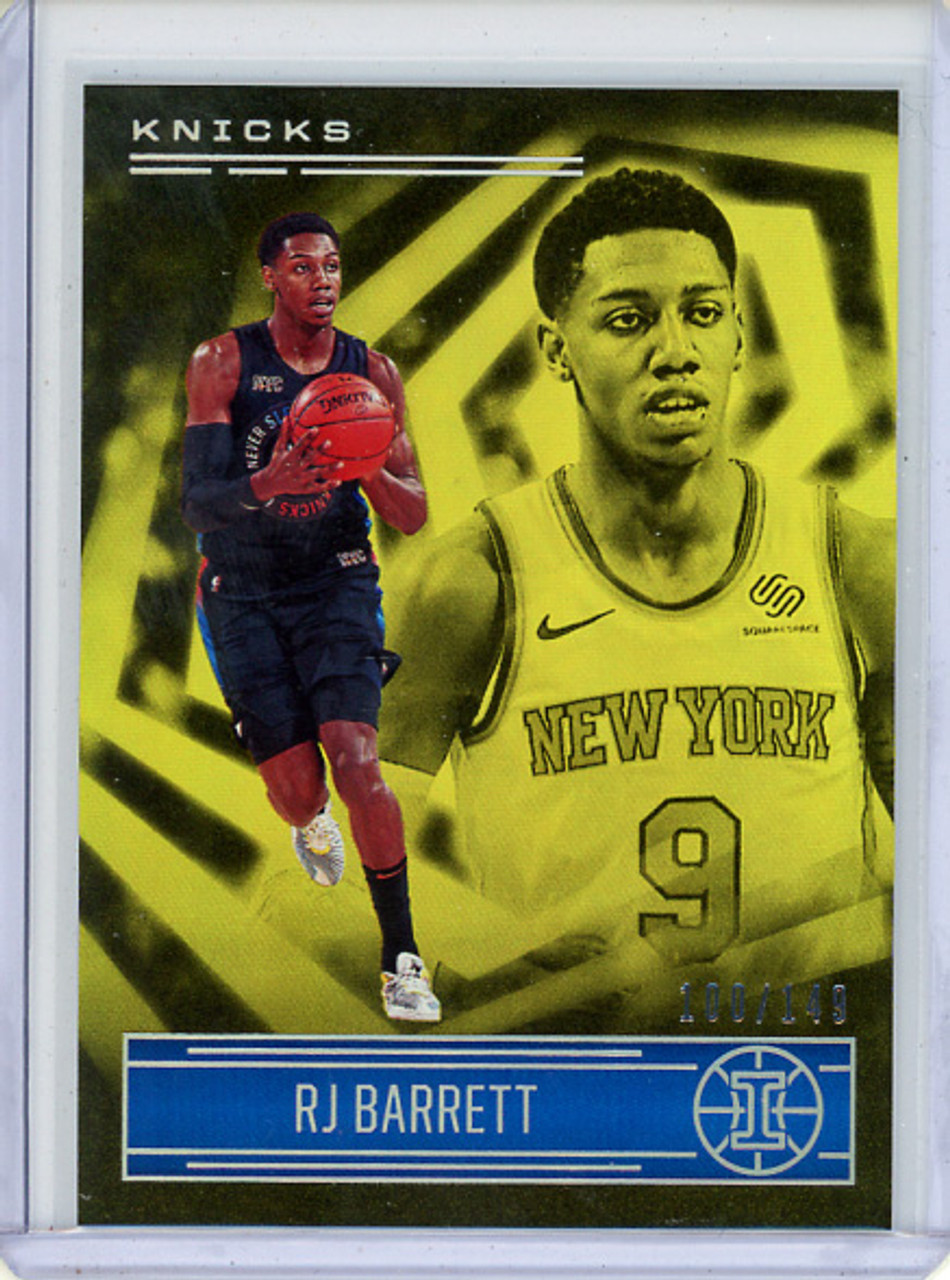 RJ Barrett 2020-21 Illusions #123 Yellow (#100/149) (CQ)