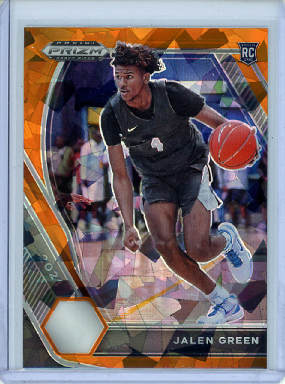 Jalen Green 2021-22 Prizm Draft Picks #4 Orange Ice (CQ)