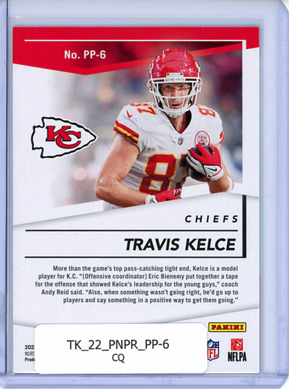 Travis Kelce 2022 Prestige, Prestigious Pros #PP-6 (CQ)