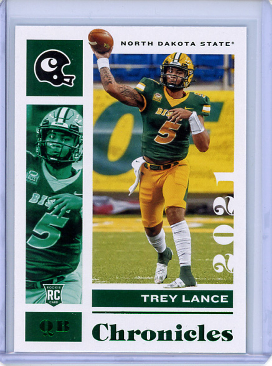 Trey Lance 2021 Chronicles Draft Picks #3 Green (CQ)